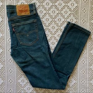 511 Levi’s Slim Fit Dark Wash Jeans Mens 32x34 Like New